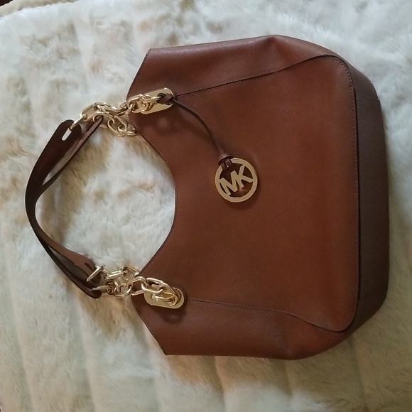 Brand New Michael Kors Purse with Gold Chain - Picture 1 of 11